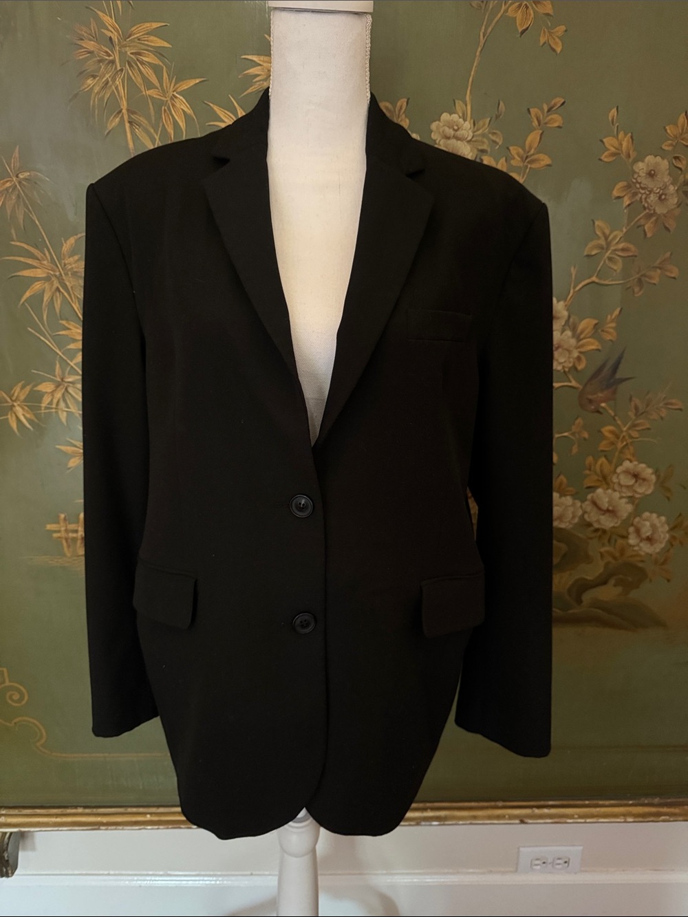 Djerf Avenue Black Oversized Tailored Blazer